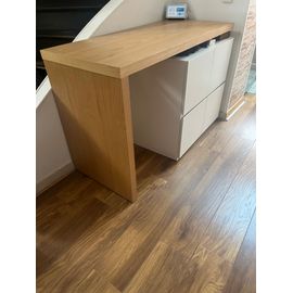 Ilot De Cuisine Modulable Et 2 Chaises De Bar De La Marque Miliboo