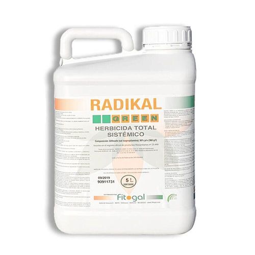 Radikal Désherbant Herbicide Puissant Glyphosate 5l Mauvaises Herbes
