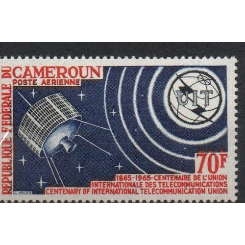 Cameroun Timbre Union Internationale Des Télécommunications 1965
