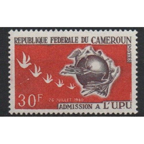 Cameroun Timbre Admission À L' U.P.U. 1960