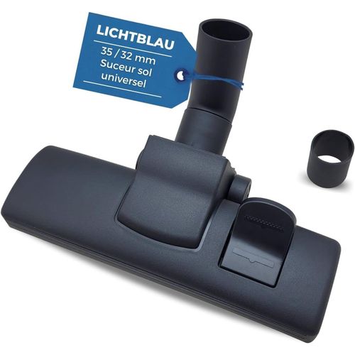 Buse d'aspirateur universelle 2976 réversible I Pour AEG, Miele, Bosch & Kärcher I Embout avec raccord 35/32 mm I Pour tapis & sols durs I Accessoires pour aspirateurs
