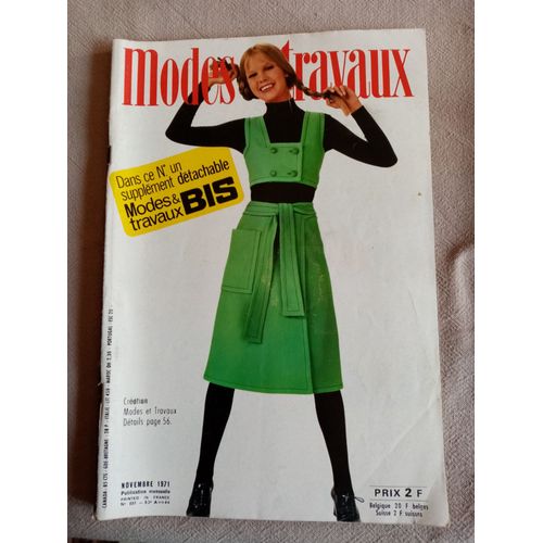 "Modes & Travaux" Novembre 1971 - N° 851