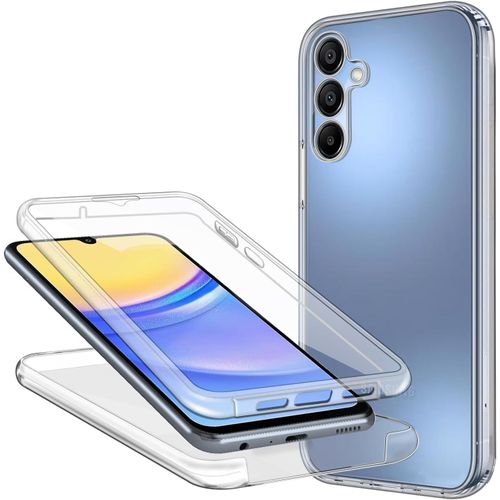 Coque 360 degrés intégrale pour Samsung Galaxy A35 5G Protection arrière PC Case et Avant en TPU Transparente - XEPTIO