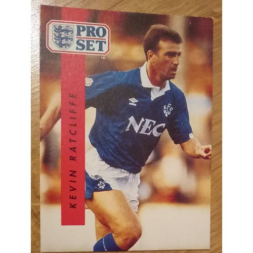 Carte Pro Set Premier League 1990-91 Kevin Ratcliffe