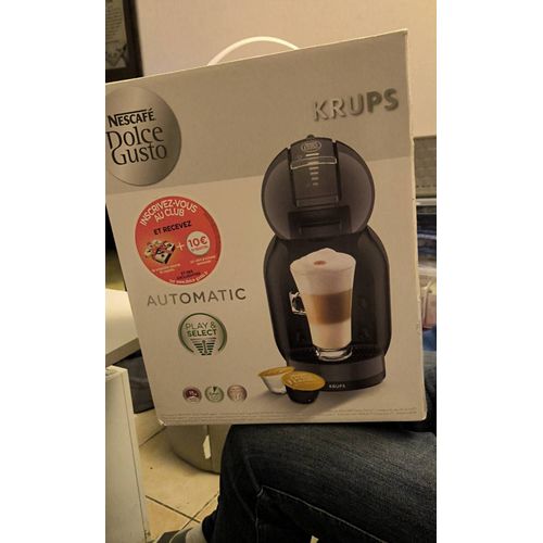 Dolce gusto mini me automatique noire + adaptateur thé