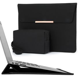 15-16 Pouces Housse Ordinateur Portable Avec Stand Pour Macbook Pro 16 M4/M3/M2/M1 Pro/Max 2025-2019, Macbook Pro 15 2025-2012, Samsung Galaxy Book Flex/Pro 15, Xps 15, Noir(Smiley[PCOM4281844]