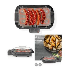 Barbecue électrique de table 2000 W Dim 38.5 x 22cm pour intérieur ou extérieur