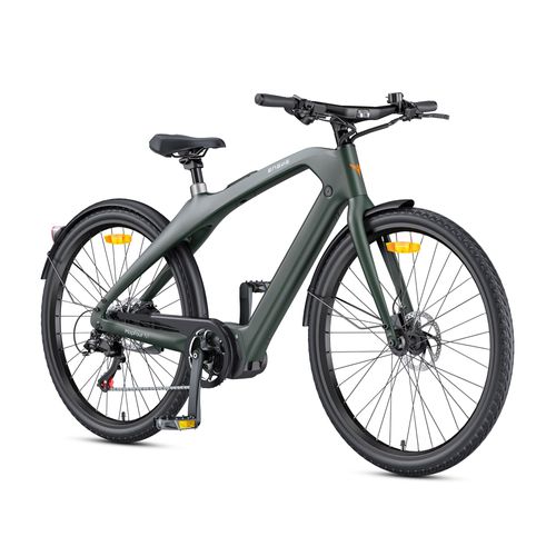 Vélo Électrique Engwe N1 Pro - Autonomie 100km - Moteur 250w - Batterie 36v 10ah - Cadre En Fibre De Carbone, Vert