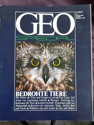 Geo Special Bedrohte Tiere