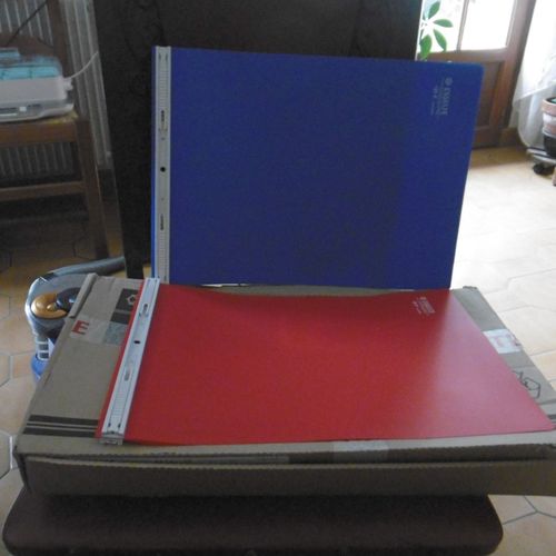 Classeur Reliures A Broches Pour Listing Esselte 131p 2594 Lot De 2