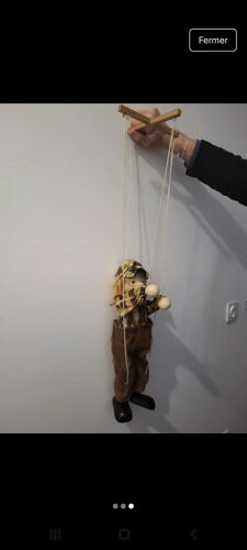 Marionnette À Fils Clown. Bonne État