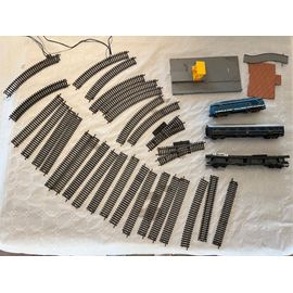 Locomotive Lima, Train De Voyageurs, Transport De Voitures Avec Rails-Lima