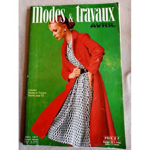 "Modes & Travaux" Avril 1972 N°856