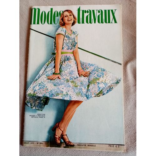 "Modes & Travaux" Juillet 1975 N° 896.