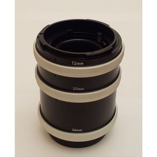 Bagues allonge FOCA pour objectif CANON AE1 de 12, 20 et 36 mm