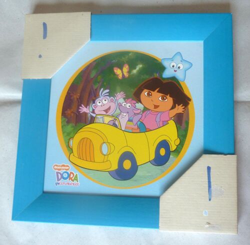 Tableau Cadre Bleu Dora L'exploratrice En Voiture Nickelodeon