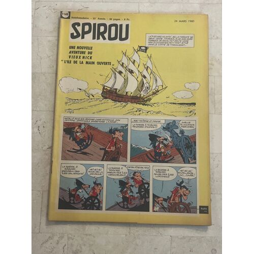 Spirou Hebdo N°1.145 - 23e  Année - Mars 1960 - Une Nouvelle Aventure Du Vieux Nick - 