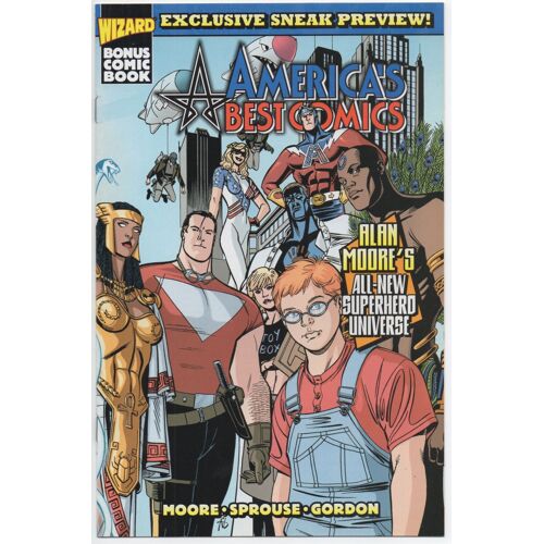 America's Best Comics Preview #1 ( Dc Comics) Alan Moore All New Superhrto Universe (1999)