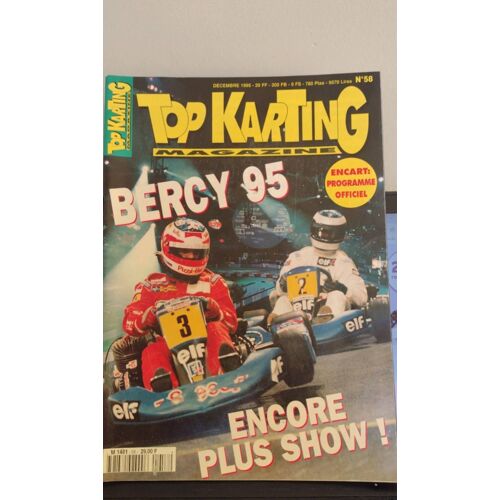 Top Karting Magazine N°58 Décembre 1995 Bercy 95