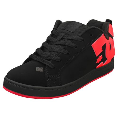 Dc Shoes Court Graphik Baskets Rose Et Noir