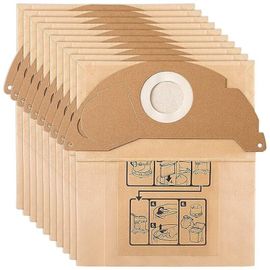 15 Sacs pour Aspirateur Karcher WD2 MV2 6.904-322.0 WD 2.200 WD2250 A2004 A2054 A2099£¬Remplacement pour Aspirateur Karcher goodnice