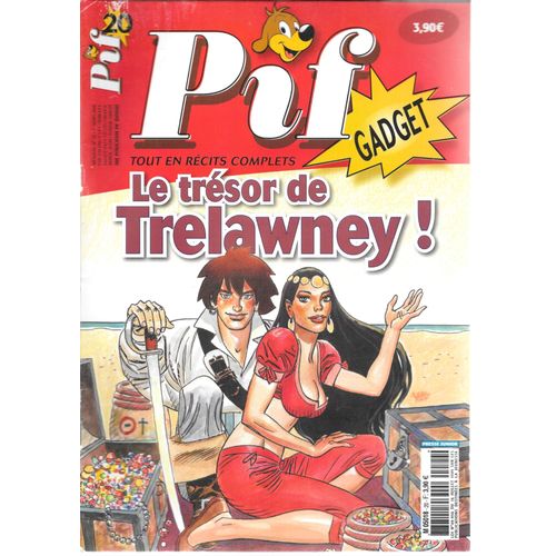 Pif Gadget N°20 - Olivier Girault (Handball) / Tout En Récits Complets (Trelawney - Lobo Tommy - Orbit - Mission Saturne...) 03/2006