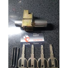barillet de serrure serie 8 avec 4 clefs et carte