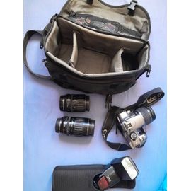 Canon Eos 300D 6.3 mpix + Téléobjectif 15-55 mm (Canon) + Objectif 25-135 mm + Objectif 100-300 mm (Canon) + Flash Canon 580 Ex