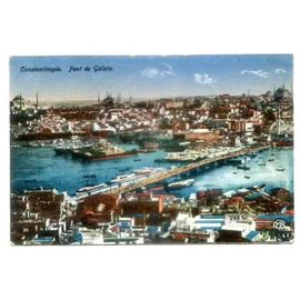Carte Postale Ancienne - " Pont De Galata - Constantinople " - Turquie