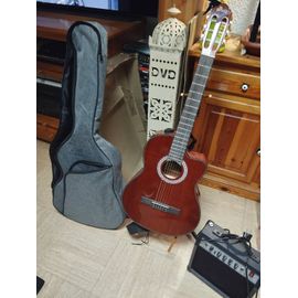 Vendeur Guitare Acoustique Marque Winzz 39 Avec Son Ampli Marque Max Music,Plus Sa House,Ses Suport Et Cable