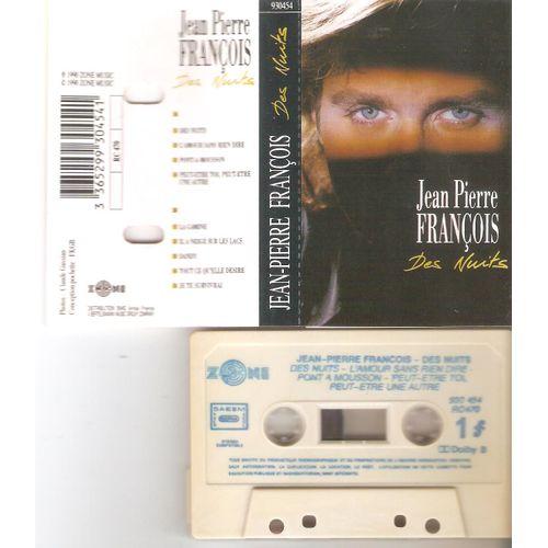 Cassette Audio Jean - Pierre François : Des Nuits 1990
