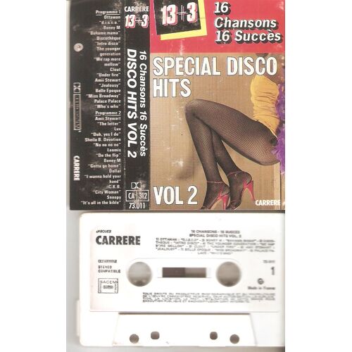 Cassette Audio 16 Chansons 16 Succès : Spécial Disco Hits Vol 2 1980
