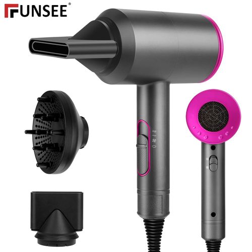 Seche Cheveux Ionique 2000w, Seche Cheveux Professionnel Avec 2 Concentrateurs & 1 Diffuseur, 3 Vitesses 2 Températures