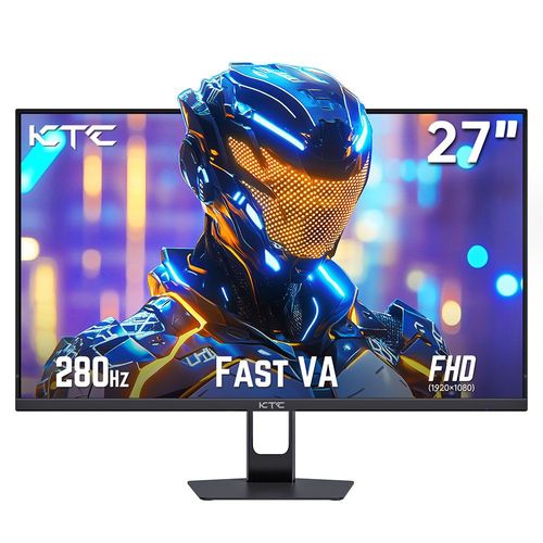 KTC H27E22P - 27" - Moniteur de jeu, panneau VA FAST FHD, 1920 x 1080, rapport de contraste 4000:1, rafraîchissement élevé 280 Hz, temps de réponse GTG 1 ms, FreeSync et G-Sync, HDR10