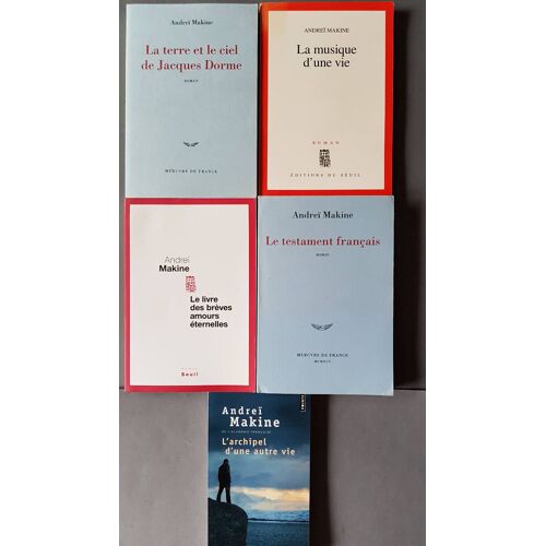 Andreï Makine - Lot De 5 Livres