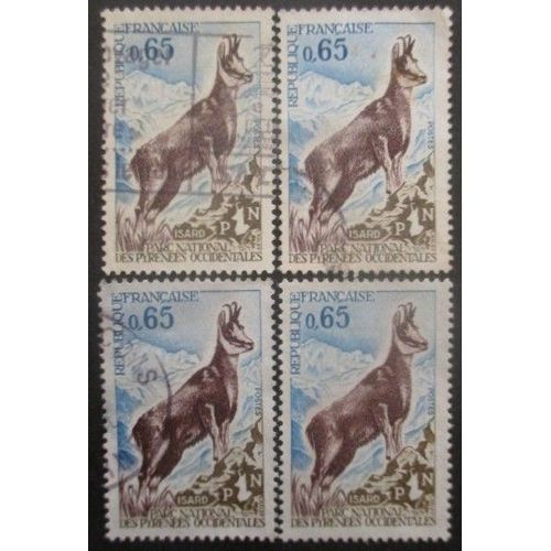 France N°1675 X 4 Oblitéré