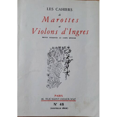 Les Cahiers De Marottes Et Violons D'ingres N°48 Du 3ème Trimestre 1958