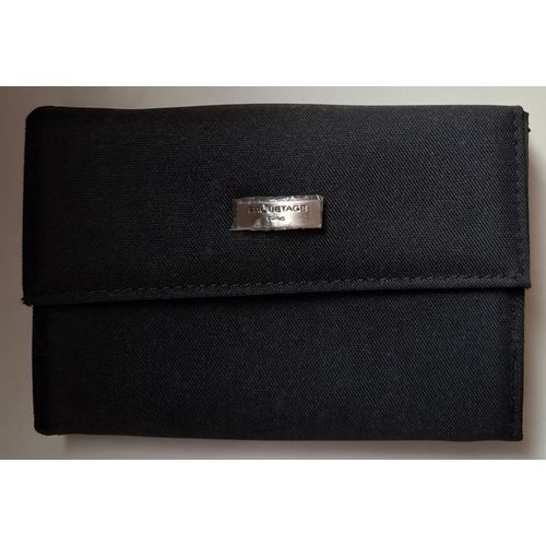 Porte monnaie -Porte cartes - Noir - Paquetage