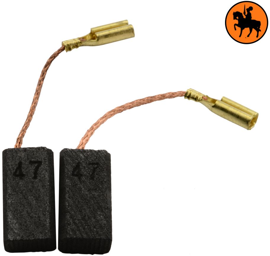 Vhbw 2x Balais De Charbon Pour Moteur 6,3 X 10 X 14mm Compatible Avec Berner BAG 125 E, BAG125E, BWS 31-125, BWS31-125 Meuleuse D'angle