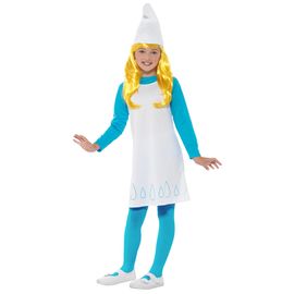 Déguisement De Schtroumpfette Fille - Taille: 7 À 9 Ans