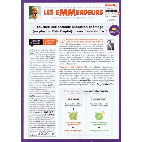 Les Emmerdeurs No 274 (+ 2 Suppléments) - Février 2018 - Astuces 100 % Légales