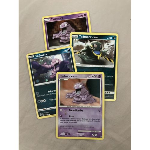 (979) 3x Tadmorv + Tadmorv D'alola (Pokemon)