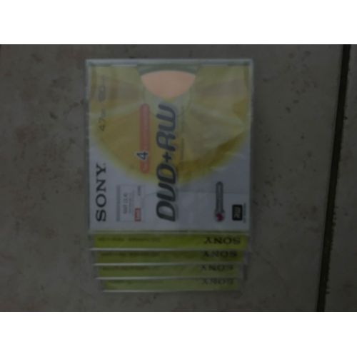 DVD+RW vierge (4 SONY et 10 TX)