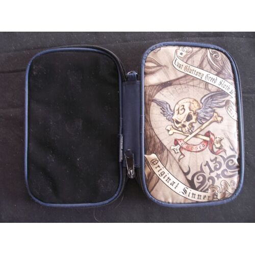 Sacoche De Transport Avec Tête De Mort Pour Nintendo 3ds Xl