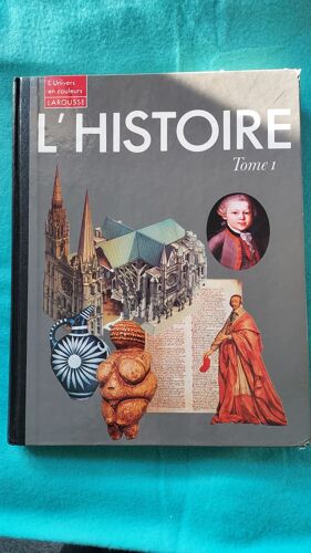 L'histoire Tome 1 L'univers En Couleurs Larousse Livre Illustré Grand Format 1978 Des Origines À Louis Xiv 276 Pages 1.458 Kg 23.5 X 29.5 Cm
