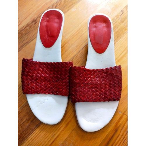 Mules Cuir Rouge P37 - 37