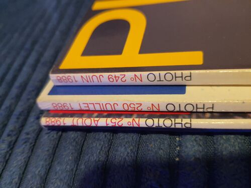 Lot De 3 Magazine "Photo"