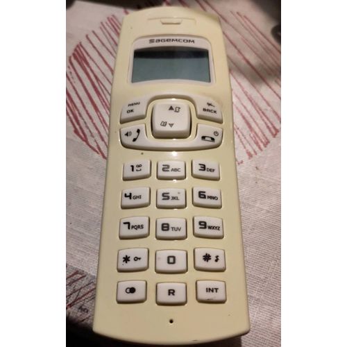 Combiné téléphonique seul SagemCom D182 White