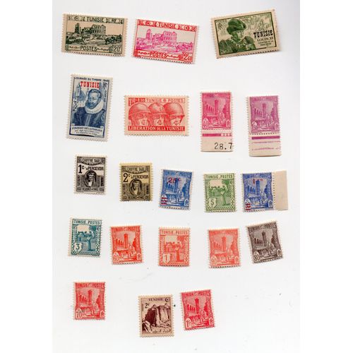Tunisie- Lot De 20 Timbres Neufs Divers