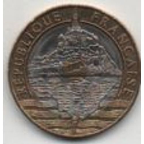 Pièce 20 Francs Mont Saint Michel 1995 France